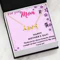 To The Best Mom Ever - Luxury Love Necklace