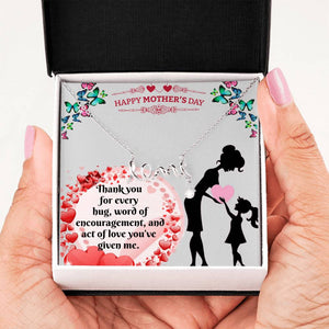 For My Wonderful MOM - Love Necklace