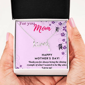 To The Best Mom Ever - Luxury Love Necklace