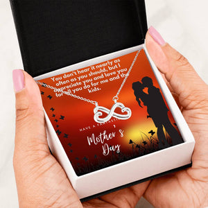 33 Infinity Pendant Necklace - Luxury Love Necklace